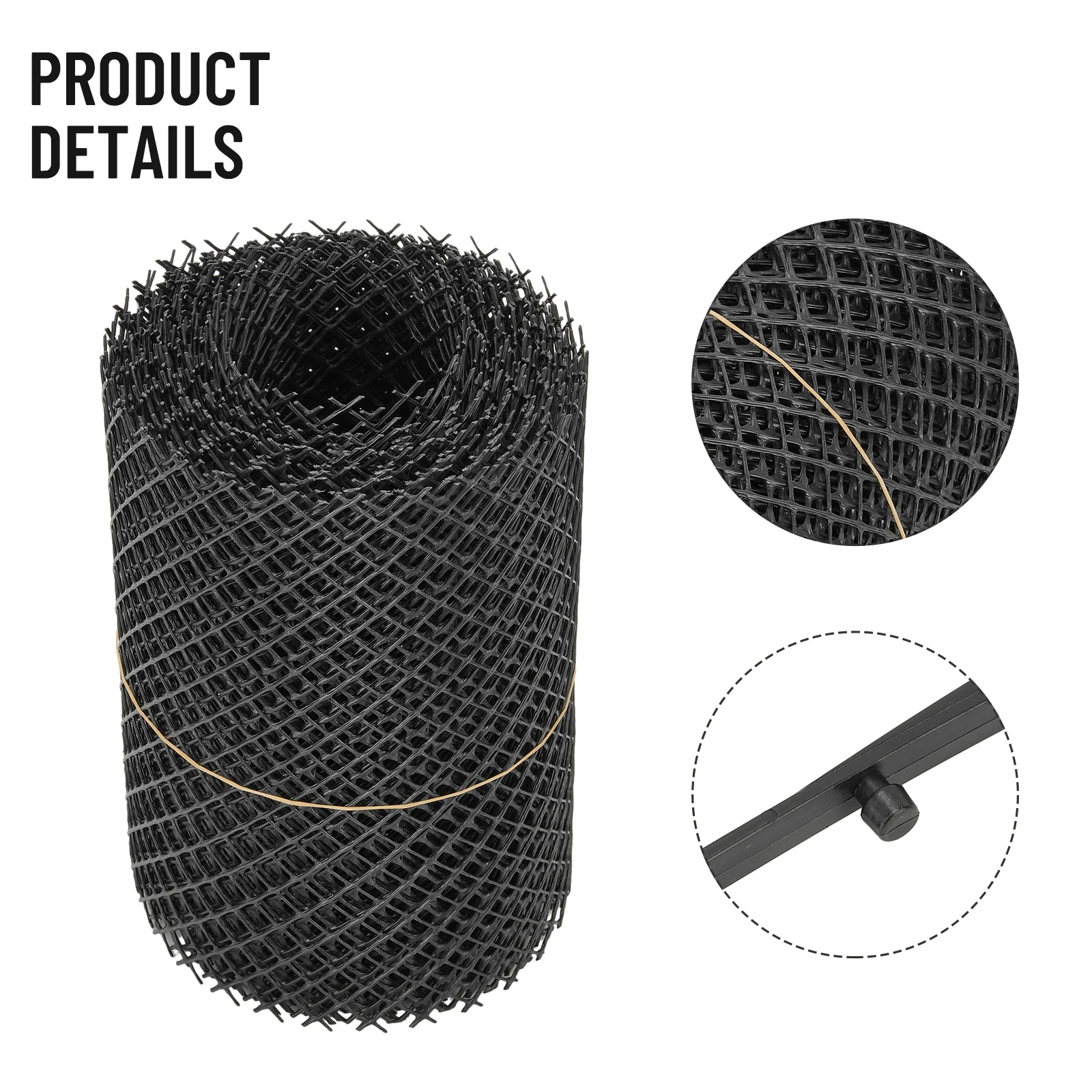 Mesh Gutter Guard Leaf Protection Mat Guttering Block Leaves Prevent Clogging Garden Protection Net With Fixing Pin