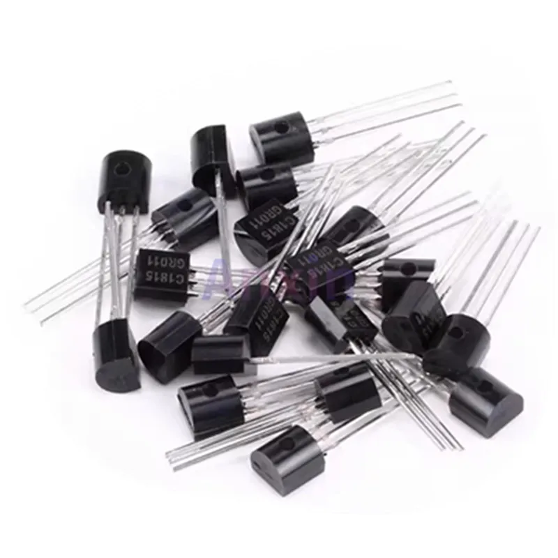 100 STKS A1015 BA C1815 HF A733 CS C945 CR 2SA1015 2SC1815 2SC945 2SA733 SOT23 TO92 SMD DIP NPN PNP 50 V 150mA 0.15A Transistors