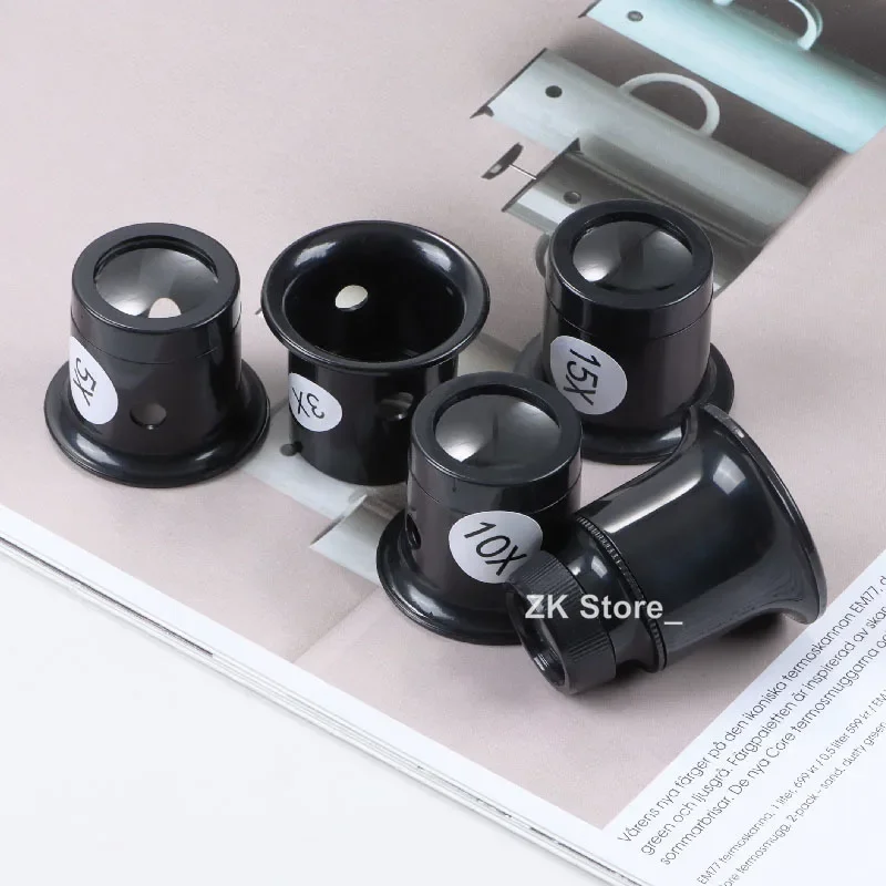1/Set 3X 5X 10X 15X 20X Magnifying Glass Goggles Watch Repair Tool  5 To 20 Times for Watchmaker Jewelry Watch Repair Tools
