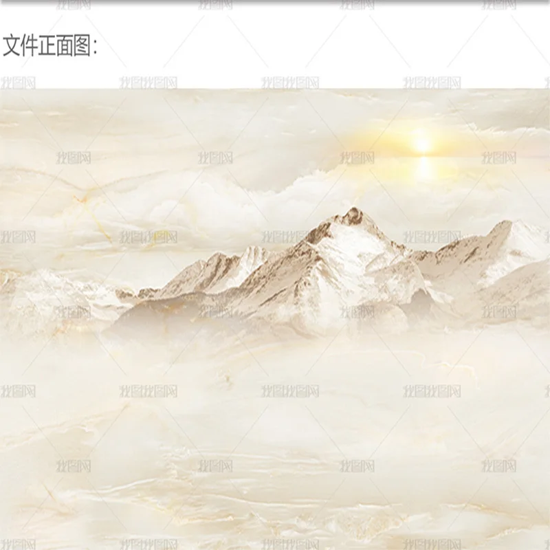 مخصص 3D جديد الصينية الفنية مفهوم الحبر خلفية المشهد الرخام التحبير جدارية غرفة المعيشة التلفزيون حائط الخلفية غرفة نوم 8d #4