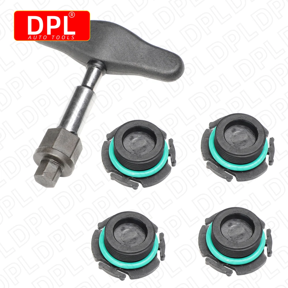 3PCS Oil Drain Plug Kit with O-Ring Seal Compatible For BMW N20 N26 Engine Oil Pan Drain Plug Remove Install Tool