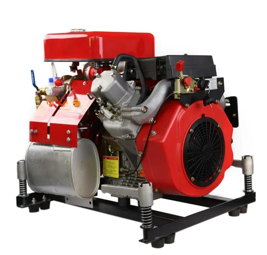 Quality Fire Boat Equipment 25hp Engine Portable Fire Fighting Centrifugal Pump for Sea Water