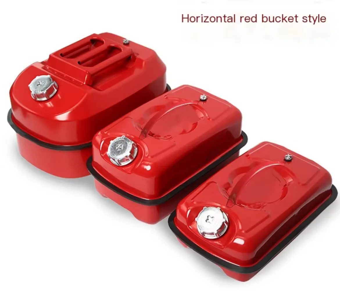 

Thickened horizontal 5-10-20L gasoline barrel short portable diesel pot car iron fuel tank car motorcycle storage spare