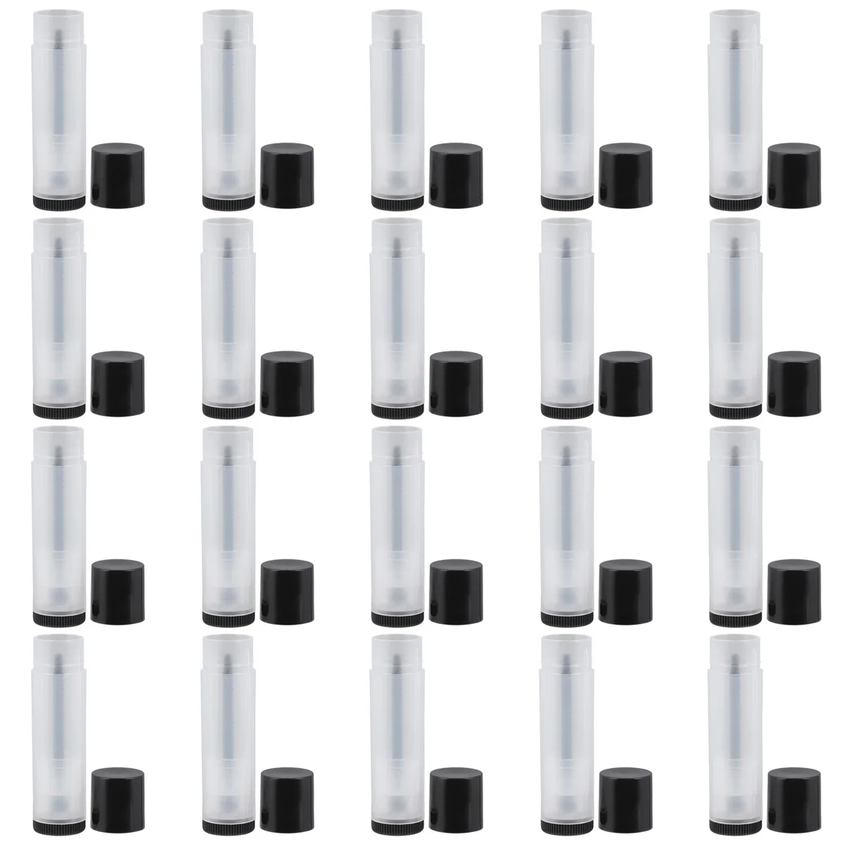 20 قطعة أنابيب بلسم الشفاه شفافة متينة المحمولة زجاجة بلسم الشفاه الحاويات إعادة الملء أنابيب أحمر الشفاه واضحة DIY بها بنفسك #6