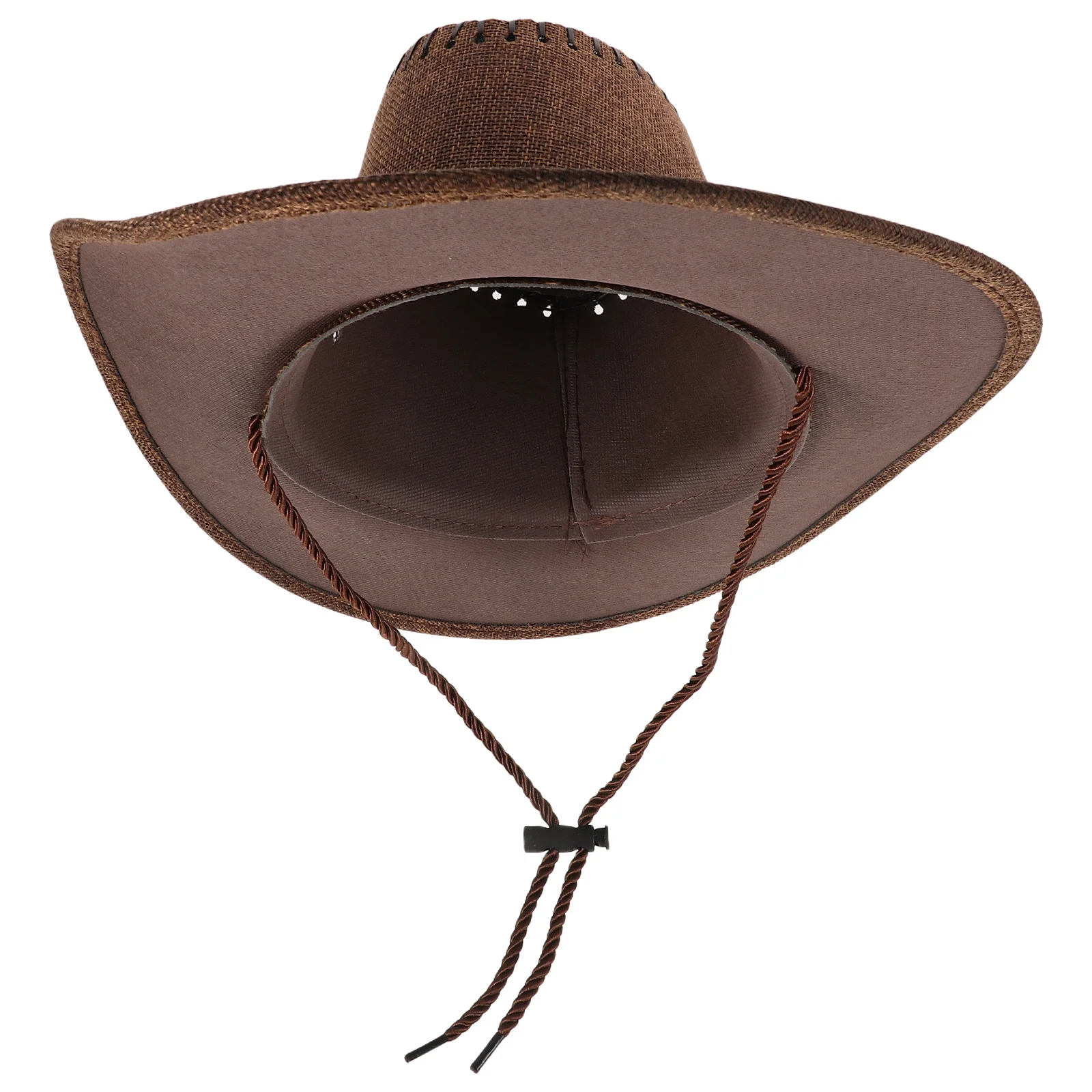 

Men Foldable Cowboy Hat Straw Woven Wide Brim Western Style Sun Hat Travel Beach Outdoor Cowboy Hats for Women Western