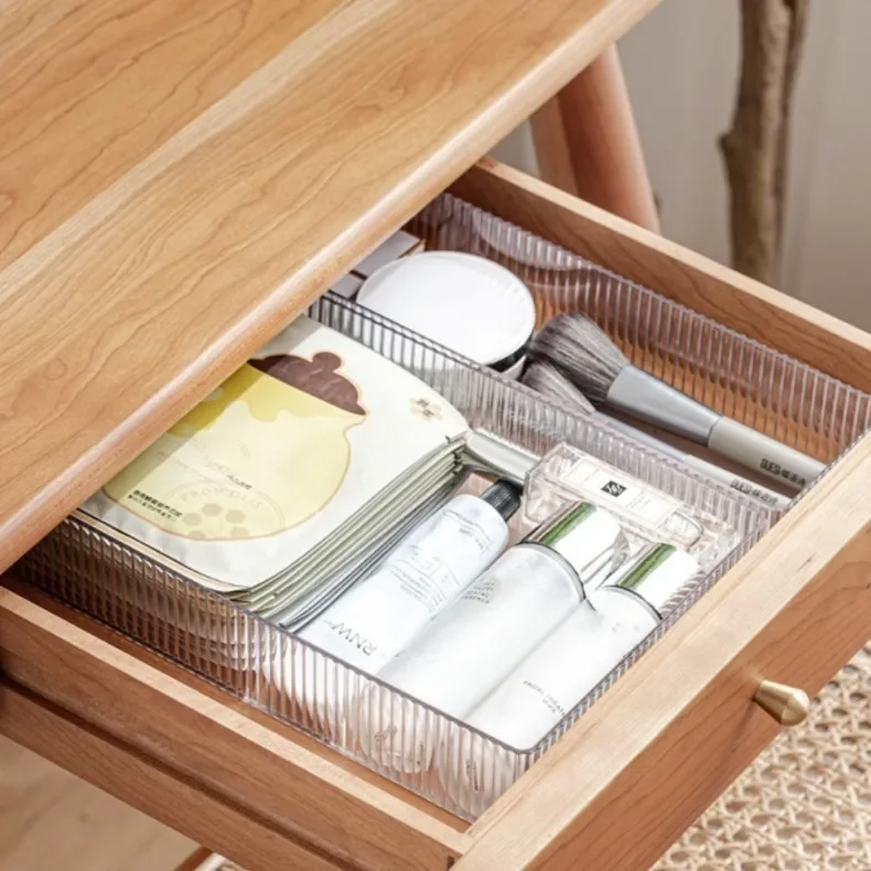 Transparente Schublade zur Aufbewahrung von Schmuck und Accessoires, Plastik-Organizer für Haushaltsgegenstände und Kosmetik – Detail 4