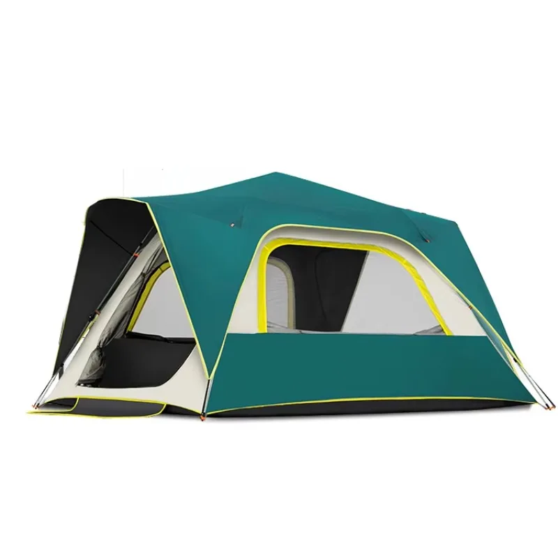 Custom Creative Design Outdoor Camping Foldable Large Family Tent Waterproof Double Layer Popup Tents