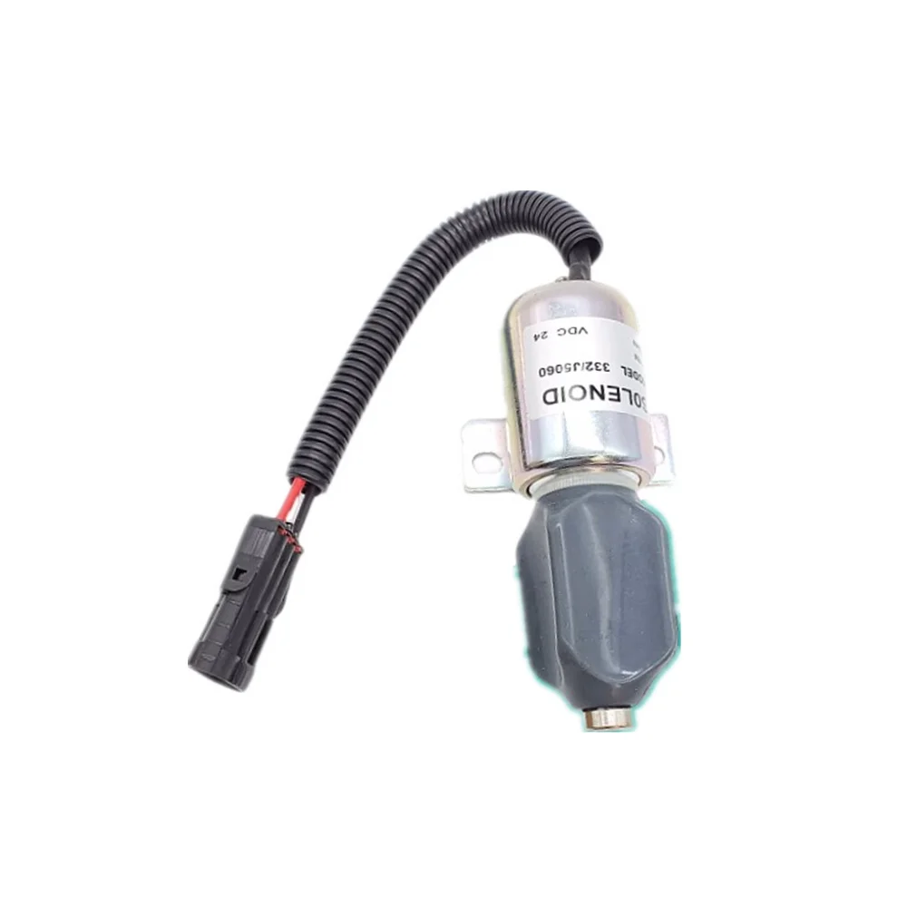 

For 332-J5060 332/J5060 332J5060 JCB JS130 160 180 240 EC120C/150/180 Flameout Solenoid Valve Flameout Switch Fuel Stop Valve