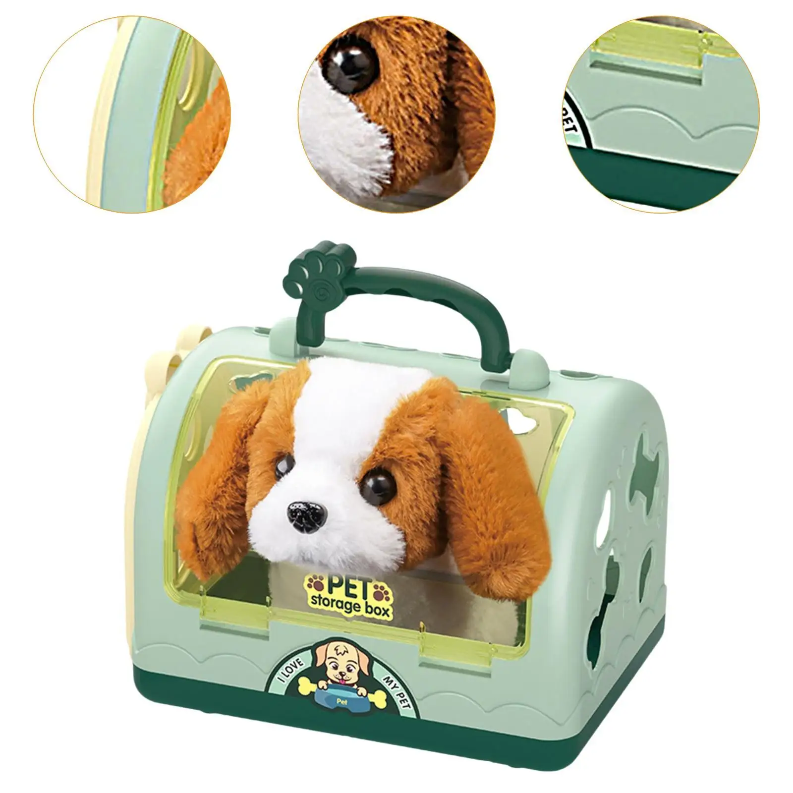 Puppy House Toy Pet Cage Baby Electric Toys Interaction Toy for Kids Teens