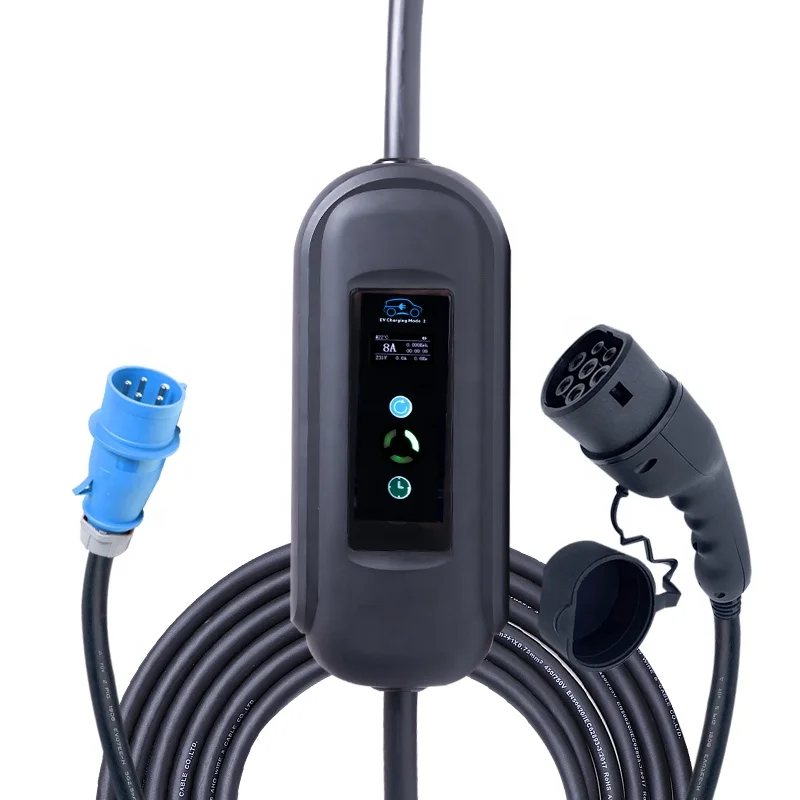 Electric Vehicle Home Car Charger 250 Volt 3.6kw 16 Amp EV With Type 2  1 Plug