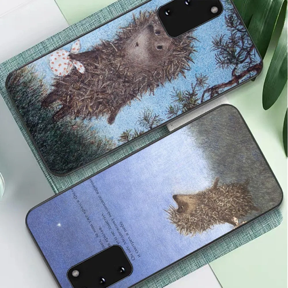 

Bright Hedgehog In The Fog Phone Case For Samsung S 9 10 20 21 22 23 30 23 24 Plus Lite Ultra FE S10lite Fundas