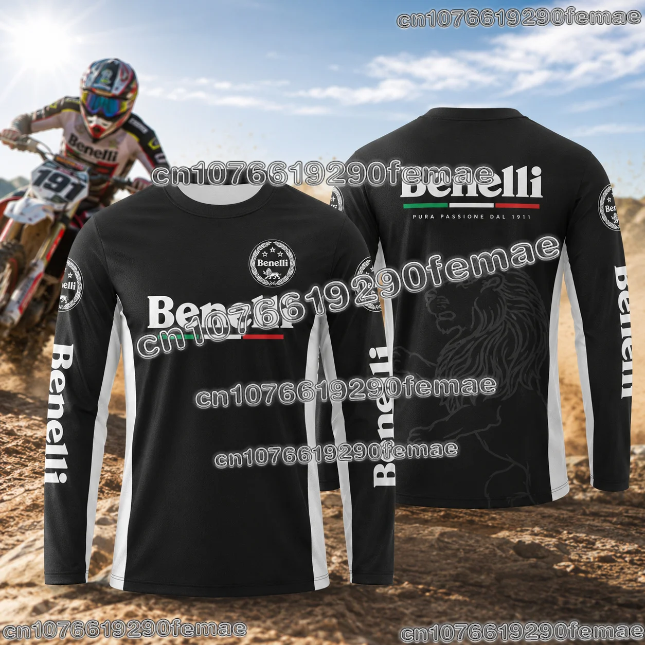 New 2026 Benelli Rider T Shirt - Outdoor Adventure Outfit ulasan dan harga