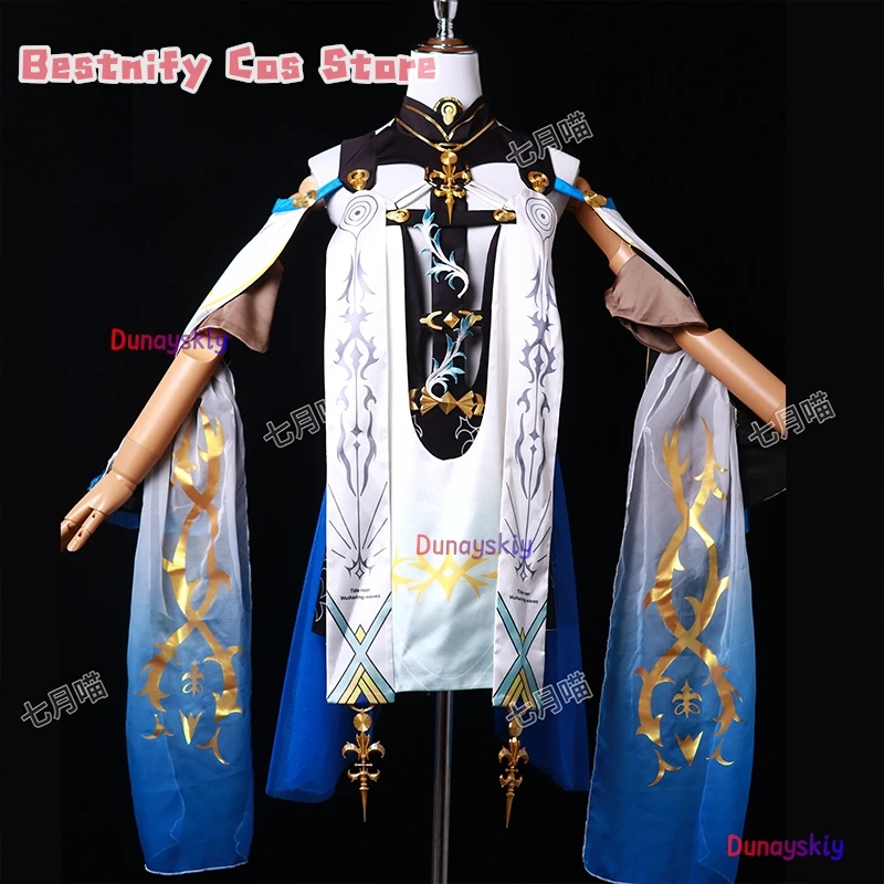 Cartethyia أنيمي كوسفسفريه ويذرينج موجات زي Cartethyia فستان مثير شعر مستعار موحد لعبة أنيمي لعب الأدوار الزي فساتين حريمي