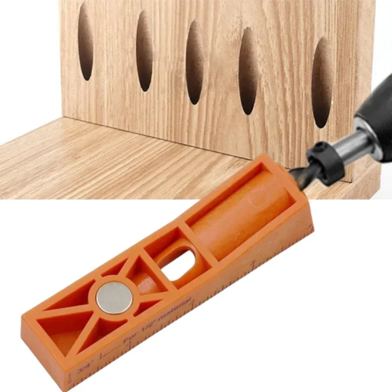 Woodworking Oblique Hole Locator Pocket Hole Angle Drill Guide Hole Punch Locator Set DIY Carpentry Tool