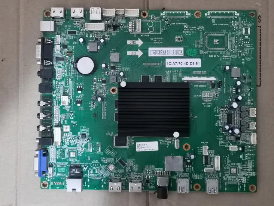 TVE.MSD638.1 /2 /3 test ok circuit board motherboard test ok circuit board motherboard