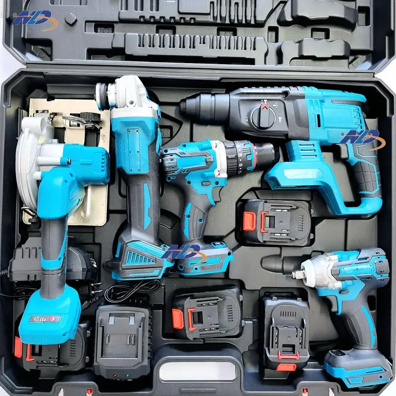 Big Discount!!! Best Price Of MKT Combination Power Tool 4 Kit Tool Kit 20v Cordless Drill Battery DIY Available For Sale