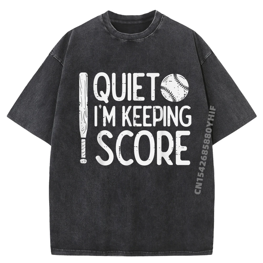 

Новейшие футболки с принтом Quiet Im Keeping Score, спортивные футболки с графическим рисунком, мужские осенние винтажные потертые рубашки, мужская одежда