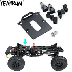 YEAHRUN metalowe przednie mocowania amortyzator amortyzator stojak odbiornika dla 1/24 Axial SCX24 części do modernizacji samochodu RC