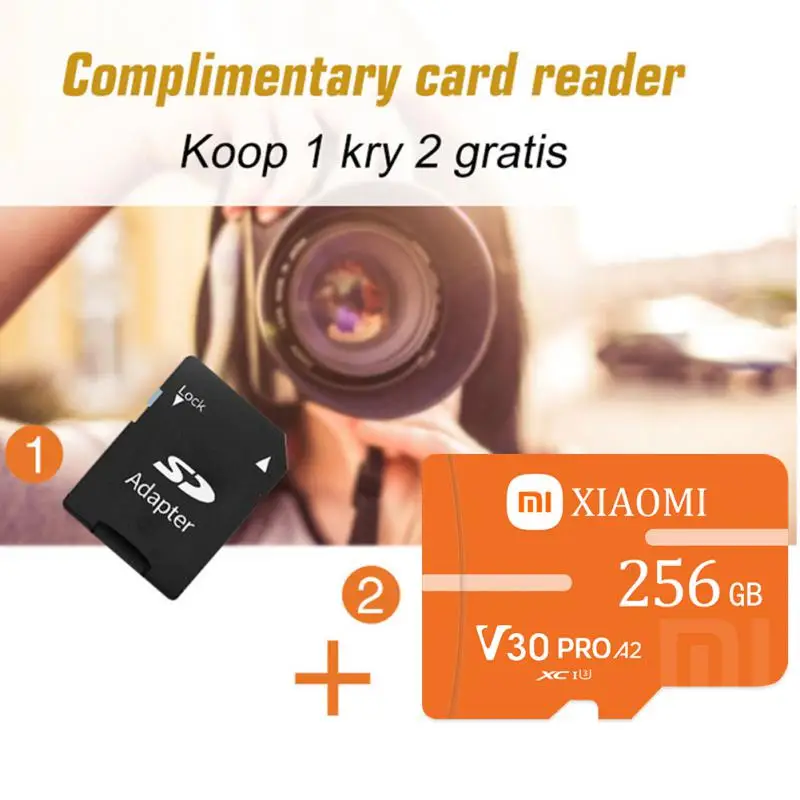 Karty pamięci Xiaomi 2TB 1TB 512GB High Speed Minisd 256GB 128GB 64GB Class Sd Card Cartao De Memoria TF Card do smartfona