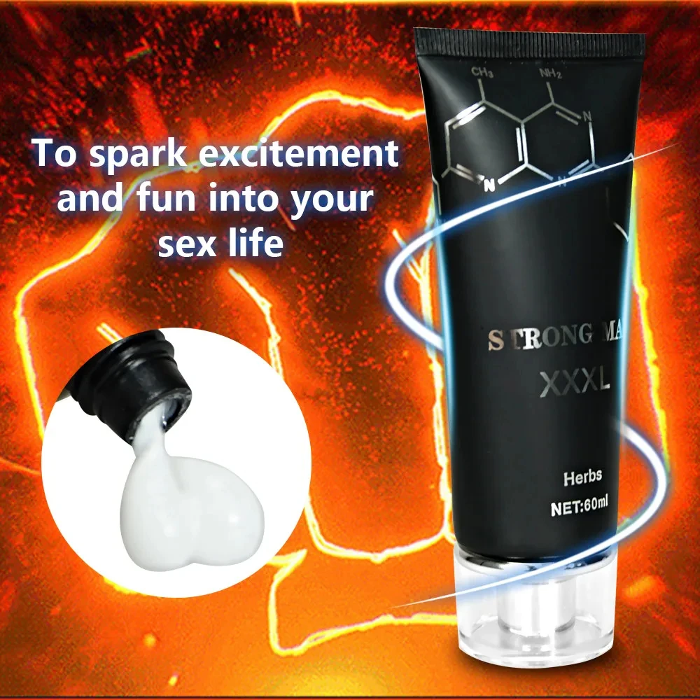 

60Ml Penis Cream for Man 18+ Big Penis Enlargement Gel Enlarge Dick Grow Thicker Stronger Pennis Increase Growth Oil Sex Product