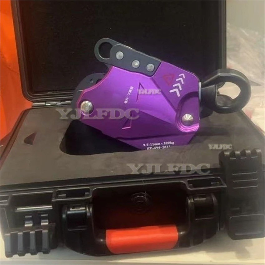 Electric Descent Device Lift Descender device with Universal Joint for Aerial Work/Rope Climbing/Outdoor activities