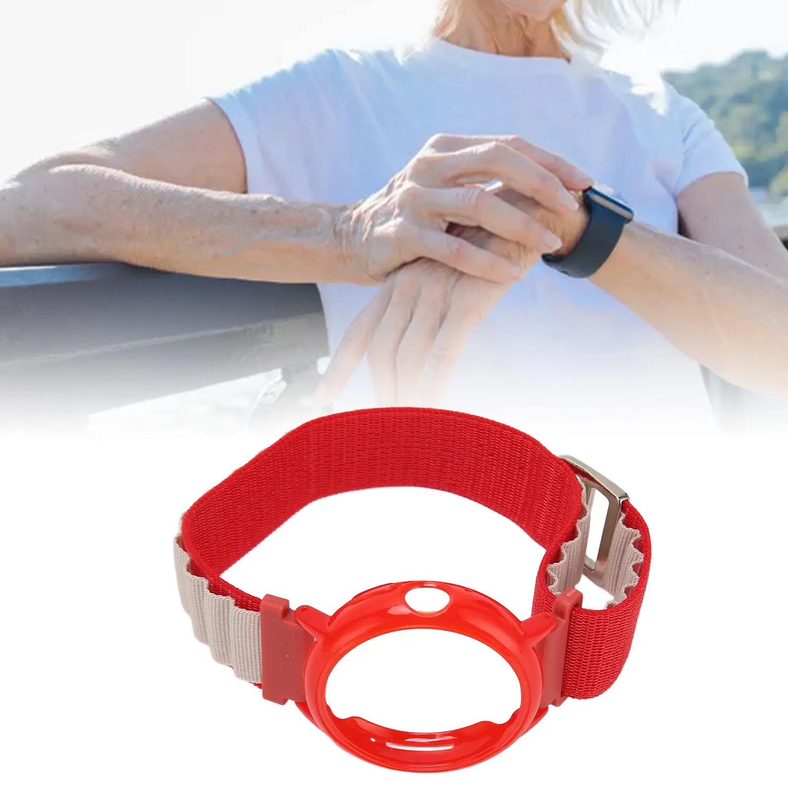 حزام ساعة منسوج من النايلون المطاطي مع حافظة ممتصة للصدمات بلاستيكية مناسبة لساعة Google Pixel