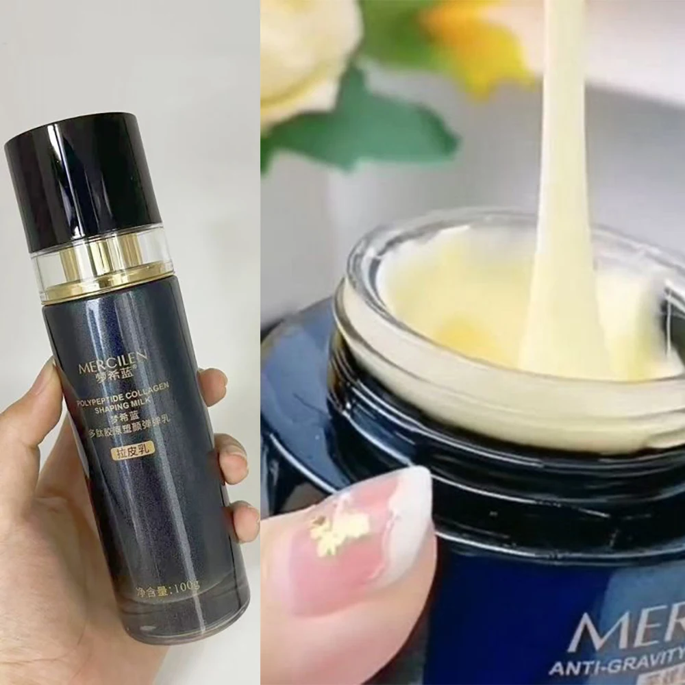 

Peptide Collagen Plastic Elastic Emulsion Silky Touch Balanced Water Oil Moisturizing Radiant Skin Firming Pulling Facial Lotion