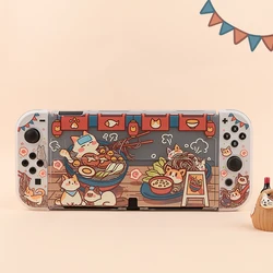 Funda Nintendo Switch OLED Case Kawaii Cat Cover Hard PC Dockable Protective Shell For Nintendo Switch Controller Joy-Con