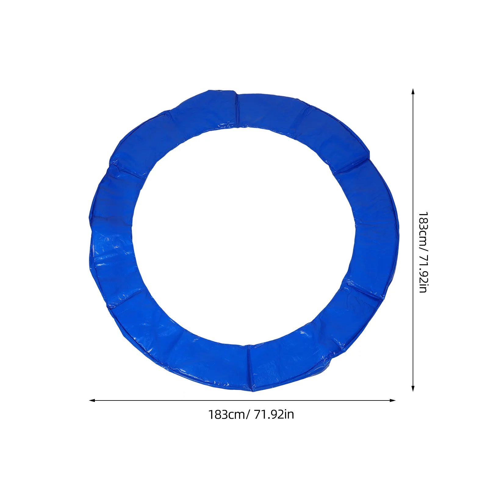 وسادة غطاء حافة الترامبولين بديلة لسرير القفز الدائري وسادة حلقة أمان مقاومة للماء وبطانة زنبركية #3