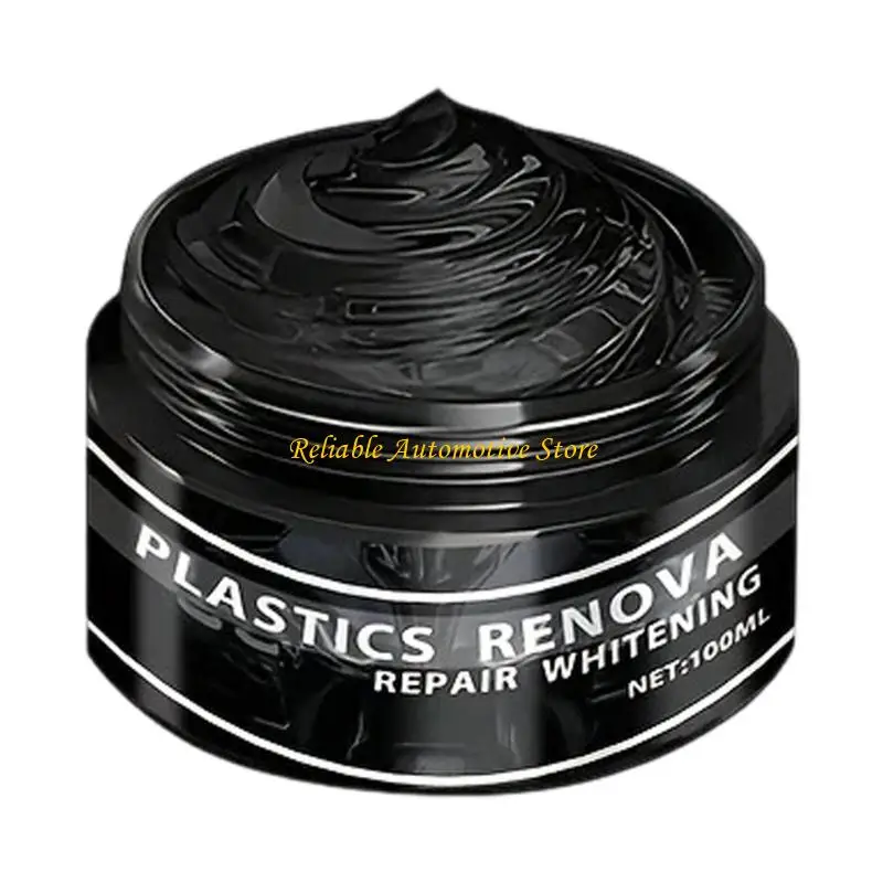 M68B Car Plastic Restorer Coating Paste Auto Plastic Rubber Exterior Repair Cleaner