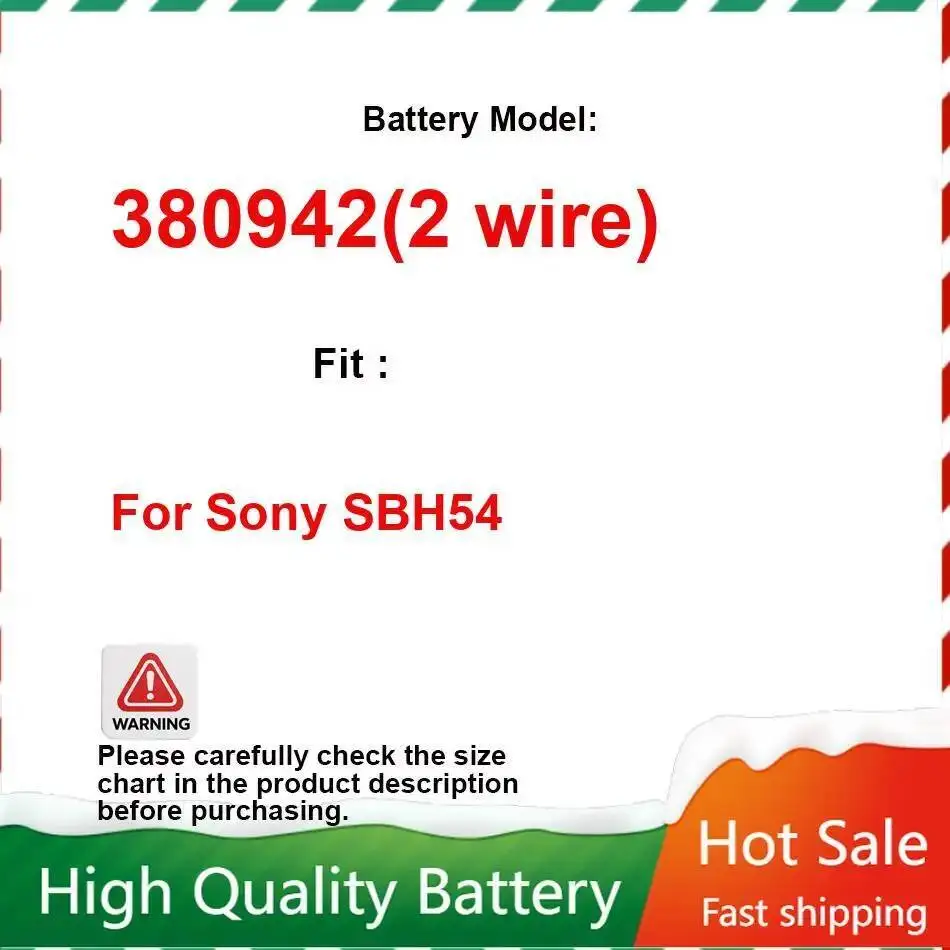 Batería para auriculares Sony SBH20 SBH24 SBH50 SBH52 SBH54 SBH70 SBH80 SBH90C SBH82D de polímero de litio 3,7 V AHB 441623   AB 291634 Baterías PG