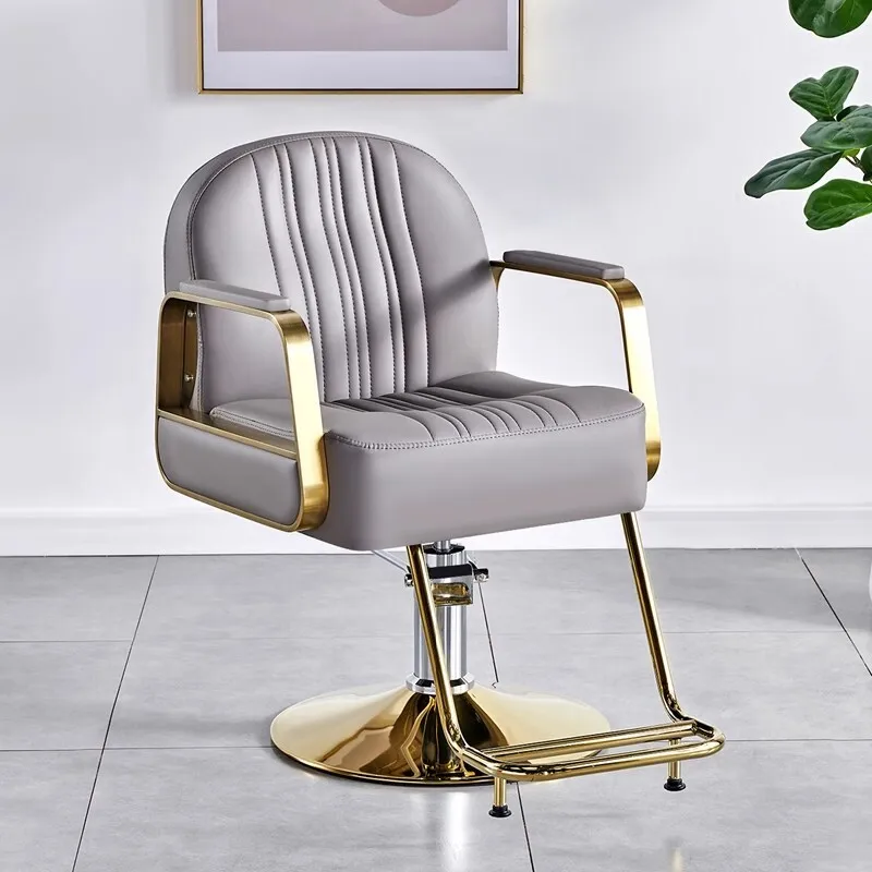 Manicure Cosmetic Barber Chairs Aesthetic Beauty Facial Esthetician Barber Chairs Swivel Silla De Barbero Salon Equipment