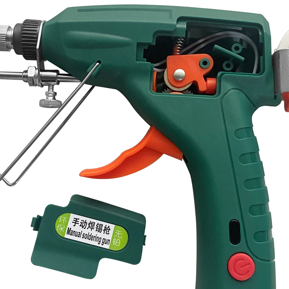 Elektrische Lötkolben Pistole Hand-gehalten Interne Heizung Lötkolben Automatisch Senden Zinn Gun Löten Schweißen Reparatur Werkzeug – Detail 35