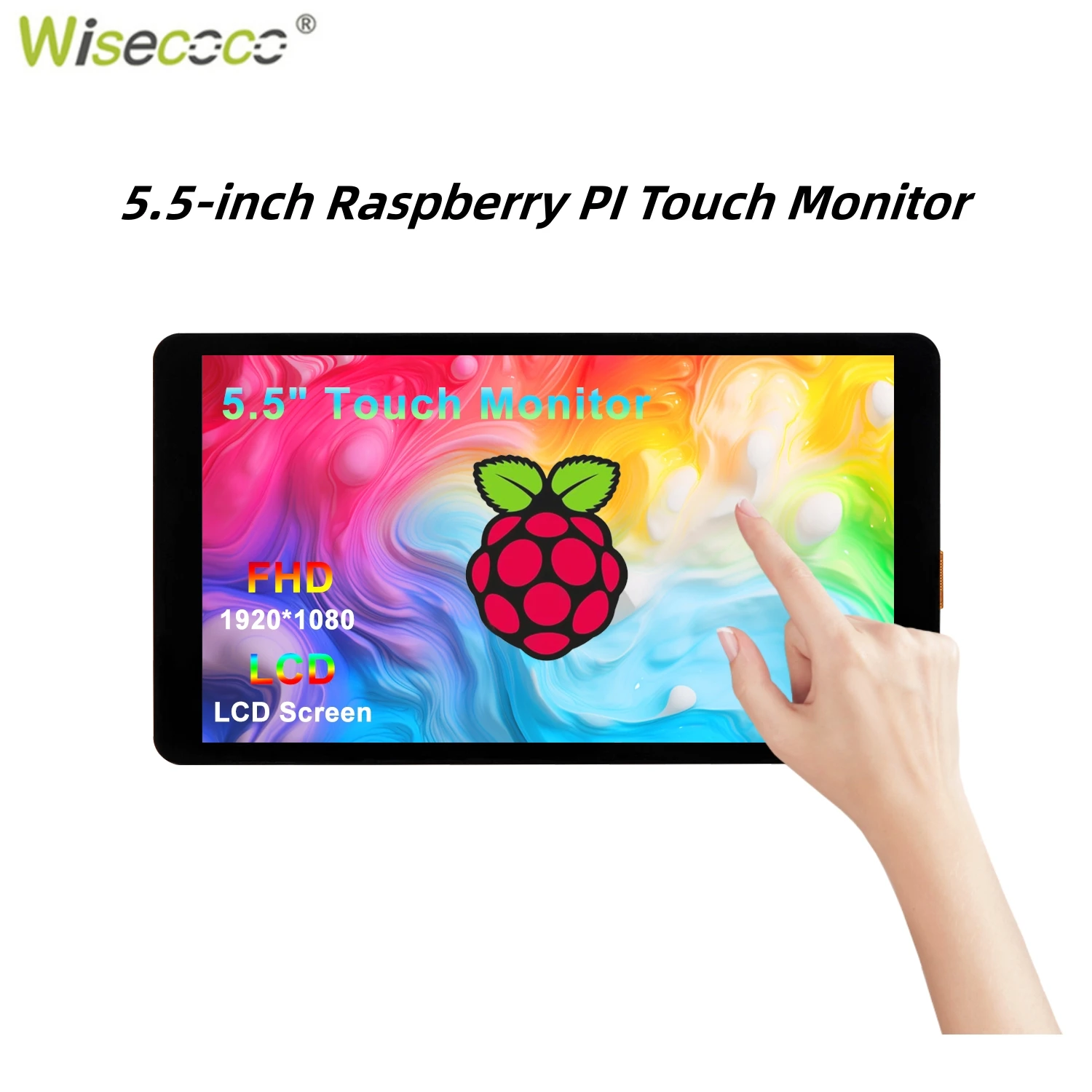 

5.5 Inch LCD Touch Screen FHD 1920*1080 Portable Monitor for Raspberry Pi 5/4/4B/3B+/3A+/2B/Zero Support Linux Android Windows