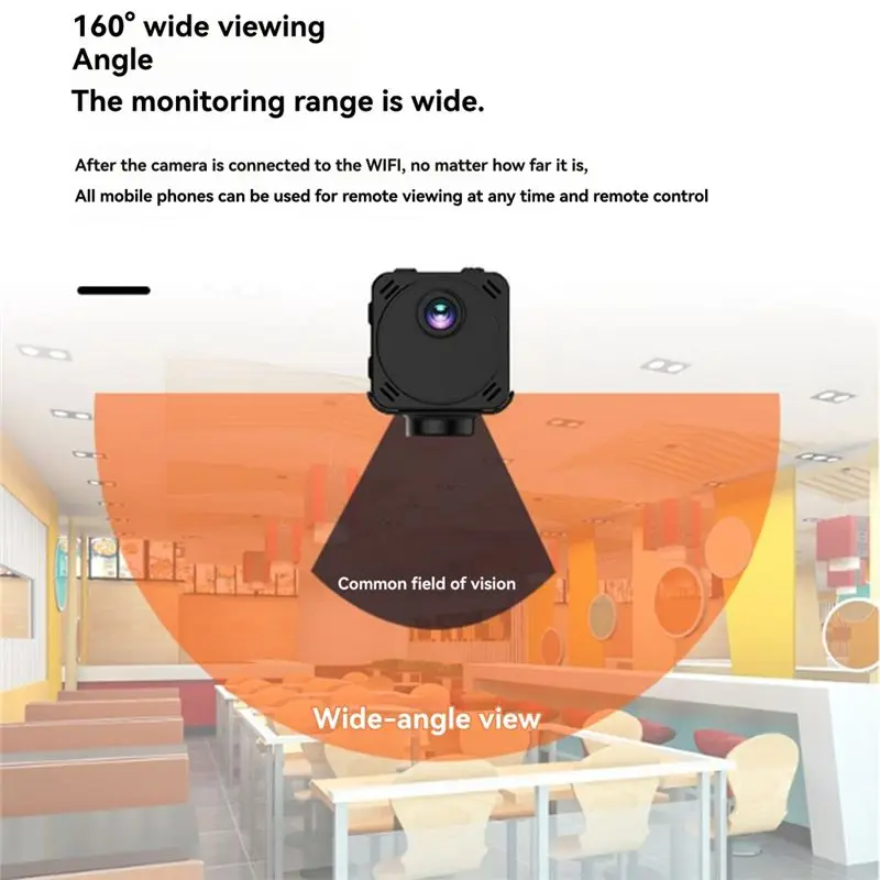 LXYB18B Smart Home Wireless Security Camera 4K HD Mini Wifi Camera IR Night Vision Motion Detection Video Camcorder