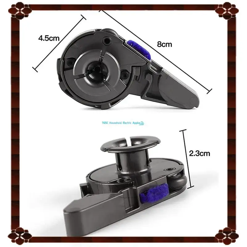 تسليم 24 ساعة 10X غطاء تغليف نهاية شريط الفرشاة الدوارة لـ Dyson Digital Slim، V8 Slim، V12 V15 Detect Slim Vacuum Cleaner Replacem