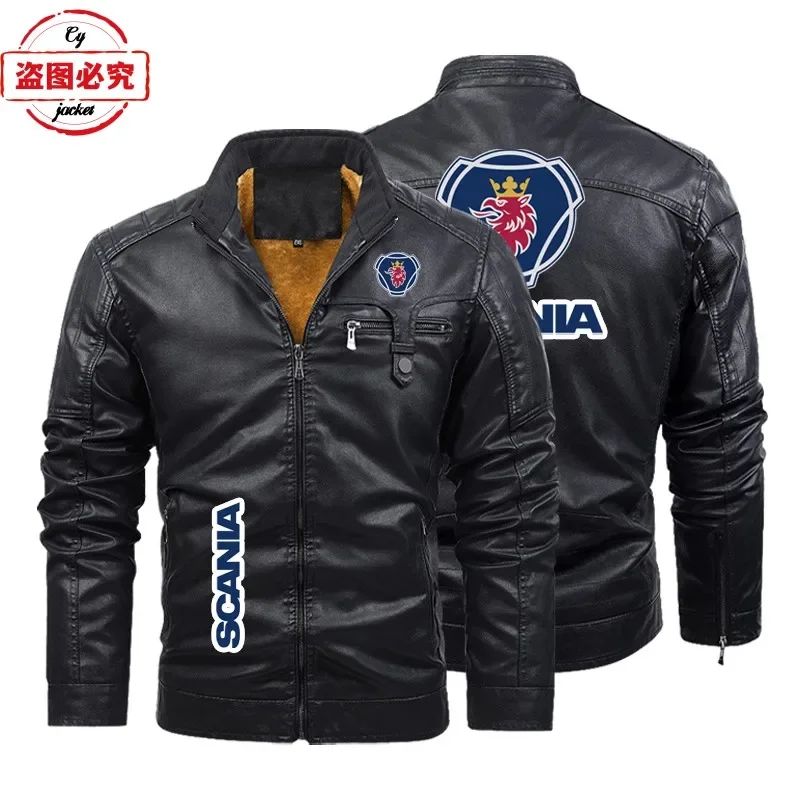 

Мужская повседневная деловая спортивная футболка Scania с короткими рукавами и логотипом Heavy Duty Truck, рубашка-поло с лацканами, рабочая одежда Truck Fleet