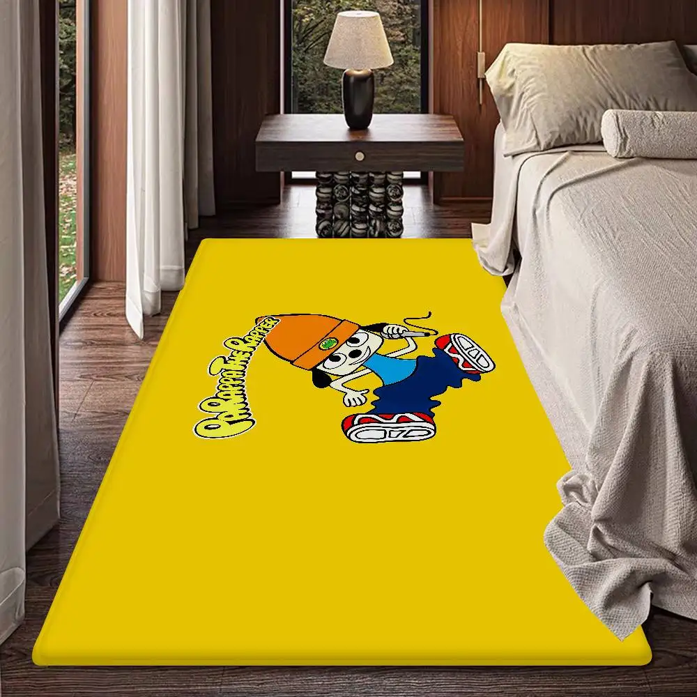 Classic P-Parappa The R-Rapper Bathroom Mat Anti-slip Absorb Water Long Strip Cushion Bedroon Mat Welcome Doormat