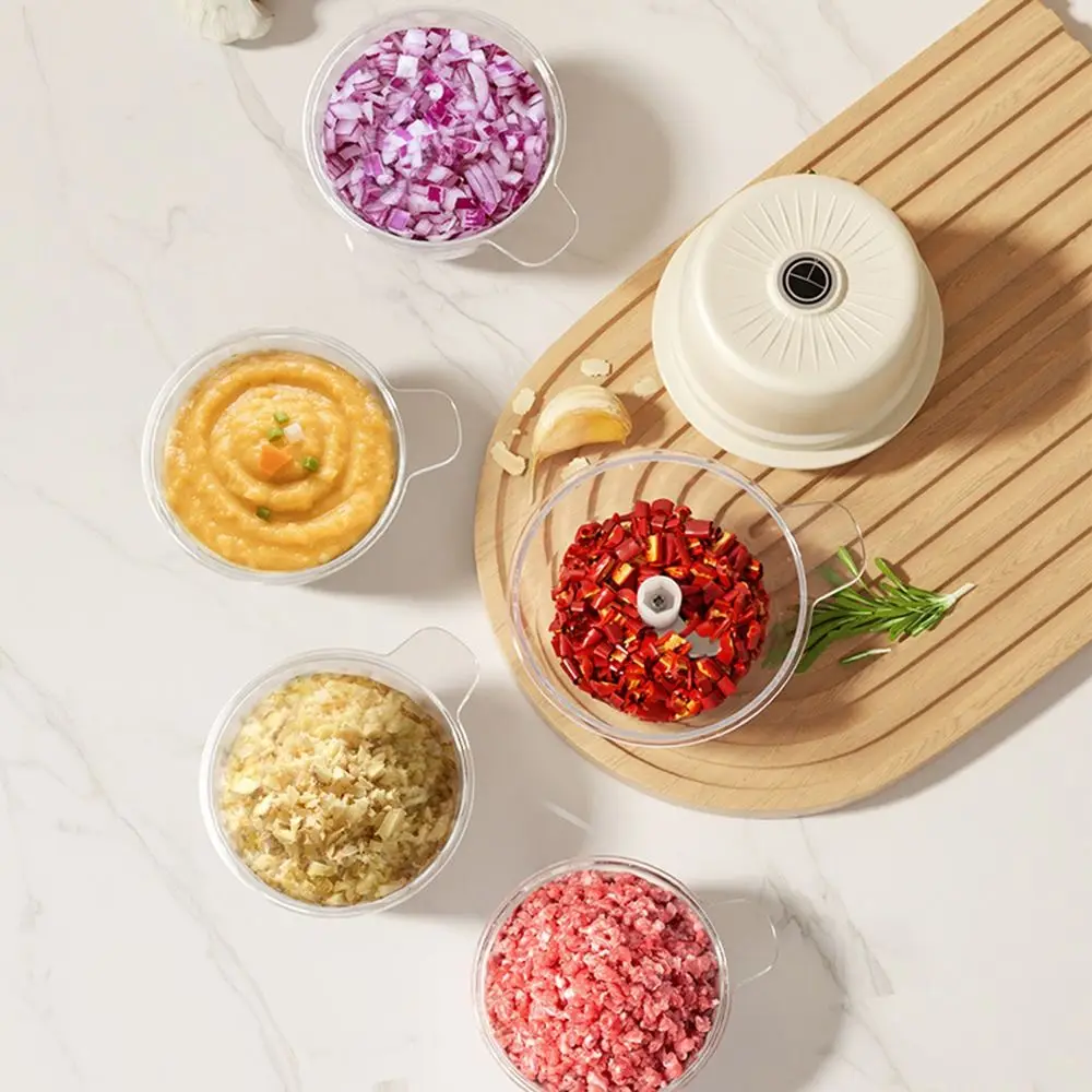 

Portable Mini Electric Garlic Chopper Multi-Function Rechargeable Garlic Press Baby Food Maker Kitchen Tools