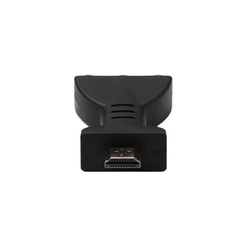 HDMI-Compatível com Cabo Adaptador AV, 3RCA Lotus Head, Vermelho, Branco, Amarelo, Vermelho, Verde, Azul, Conversor de Áudio e Vídeo