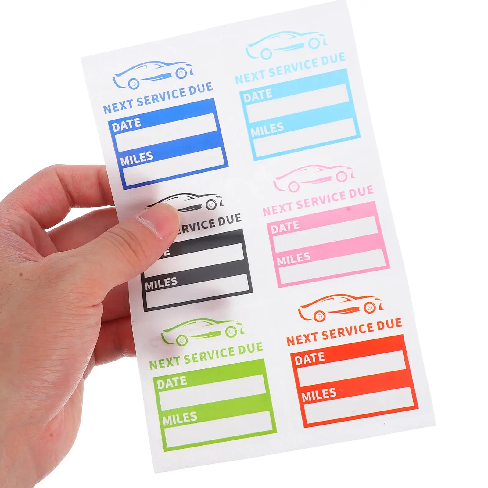 10 Sheets Oil Change Sticker Date Stickers Envelope Seal Custom Labels Sealing Coffee
