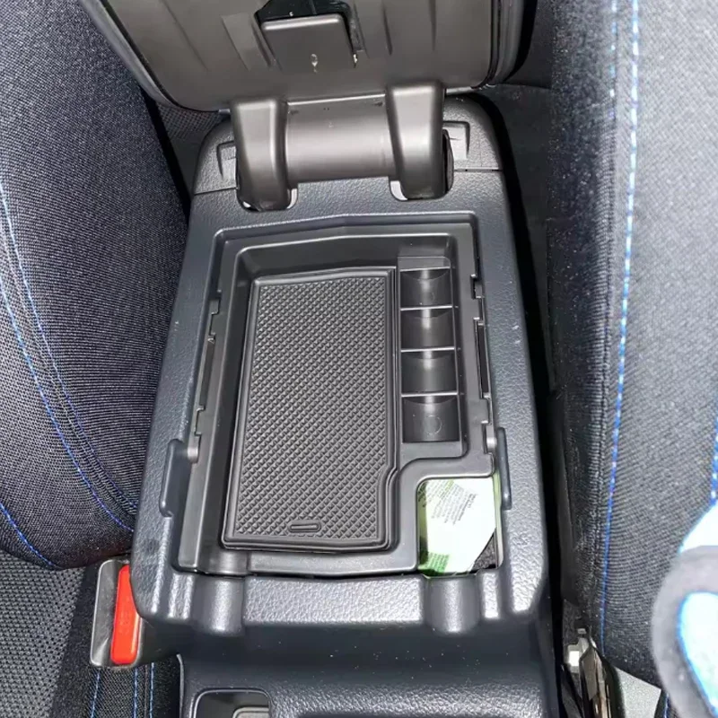 For Subaru XV Crosstrek 2012 2013 2014 2015 2016 2017 ABS Car Center Console Armrest Storage Box Tray car Accessories