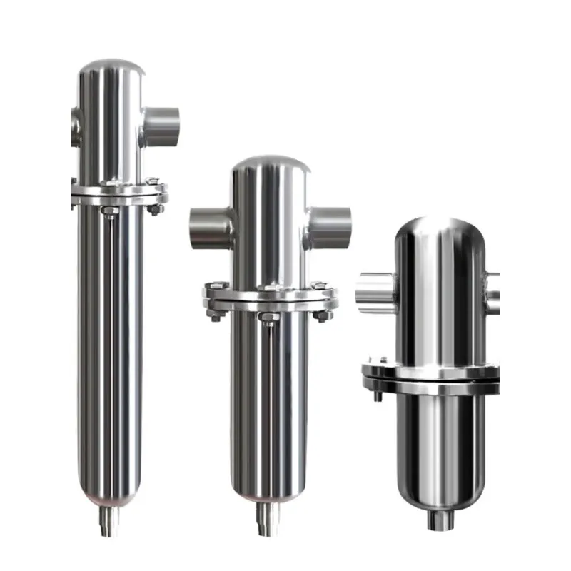 Stainless Steel 304 Compressed Air Filter Steam Filter Water and Oil Removal Precision Filter