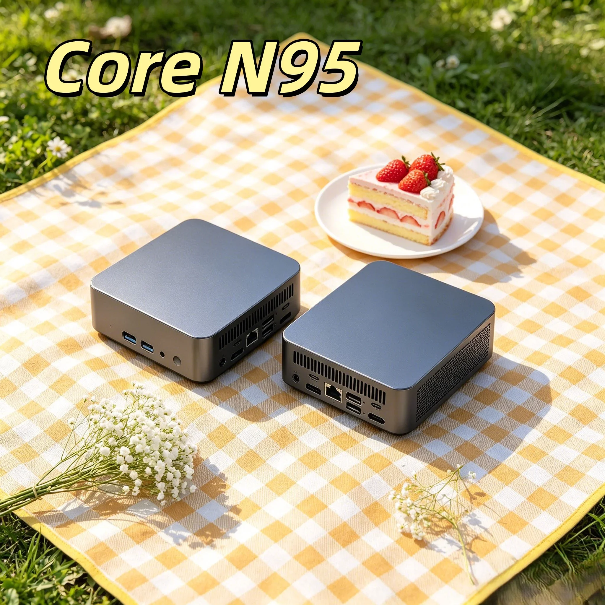 

Mini PC Core N95 16GB Solid State Drive, Stable Win11 Pro Operation System. 4K HD Dual Use for Working from Home