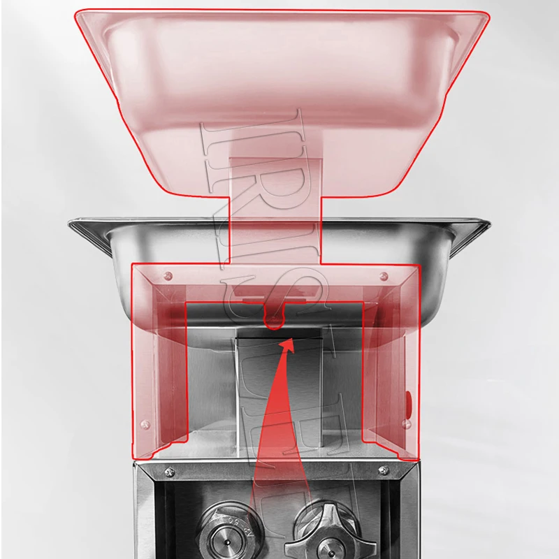 肉挽き肉カッター,業務用肉切断機,ステンレス鋼,デスクトップ