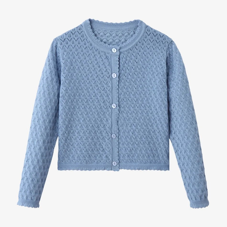Knitted Collection – Blue Cardigan