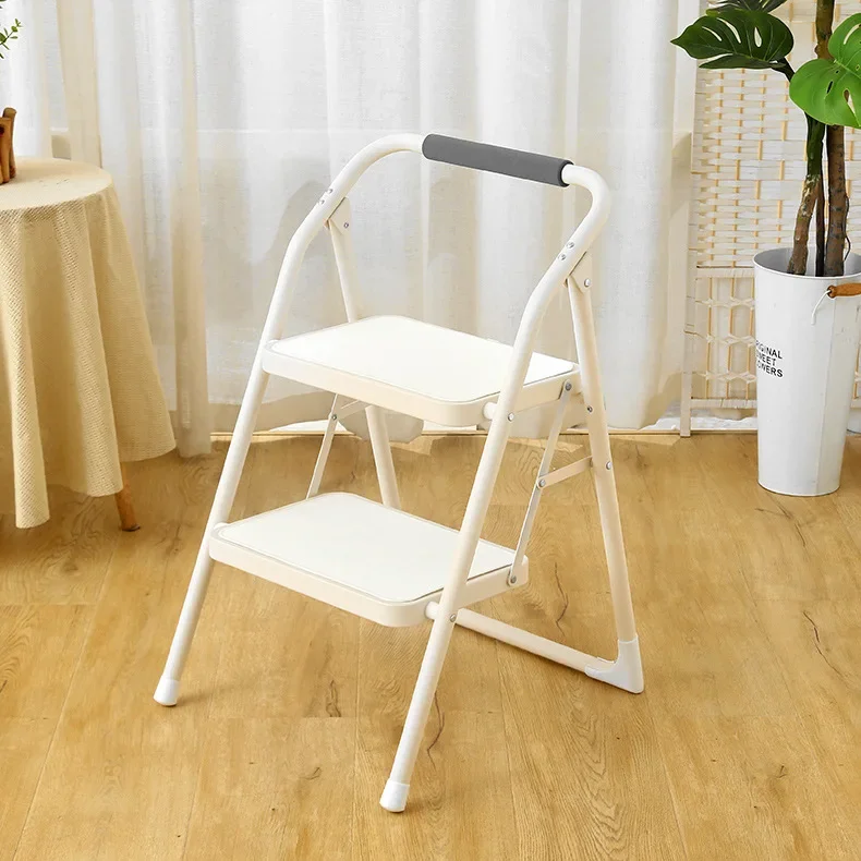 

Step Ladder,2 Steps Stool Ergonomic Folding Step Stool with Wide Anti-Slip Pedal Sturdy Step Stool for Household, Kitchen,Office