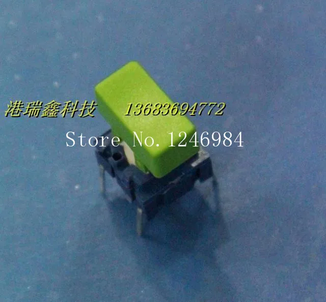 

[SA] Дания MEC кнопка переключения 10*10 зеленая кнопка переключатель сброса микропереключатель 3FTL6 + 1P 02--50 шт./лот