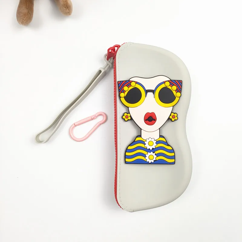 ใหม่แบบพกพากันน้ําซิลิโคนแว่นตา Simple TO Store พร้อมที่จับแขวนเหมาะสําหรับเดินทาง B2