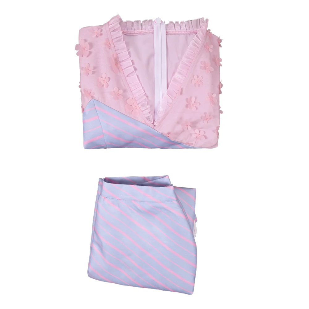 Glinda Cosplay 2025 Movie Wicked: For Good Costume Women Skirt Dress Set Roleplay Clothing for Female Halloween Carnival Suit - Image 6